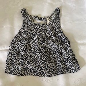 Floral crop top